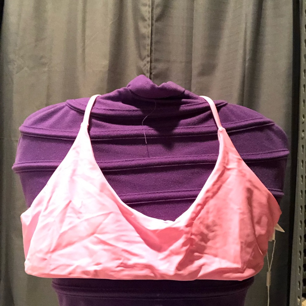 Kamoni - Strappy Bralette Swim Top - Pink - NWT